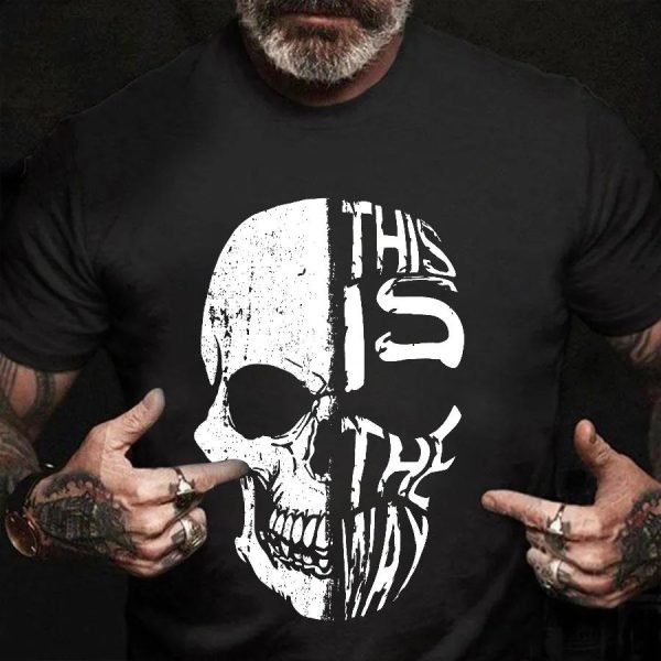 This Is The Way Skeleton Shirt Mens – 0046